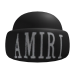 Black AMIRI Beanie