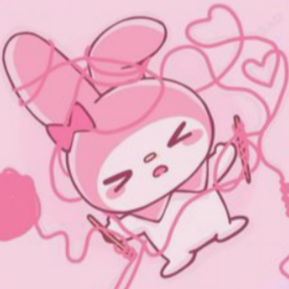 hearts pink bunny soft kawaii Roblox decal