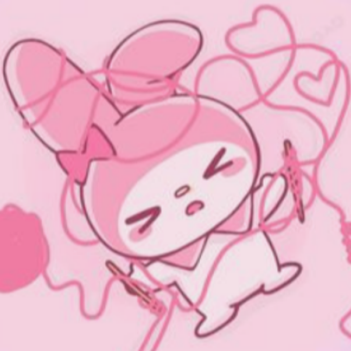 hearts pink bunny soft kawaii Roblox decal