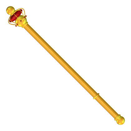 Red Royal Scepter Holdable R [R6]