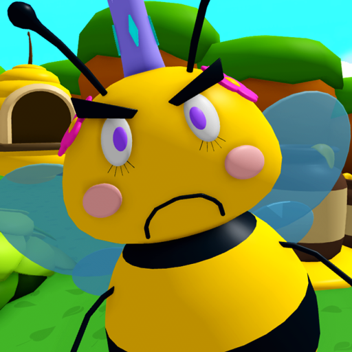 ESCAPE EVIL QUEEN BEE OBBY! 🐝 official Roblox game thumbnail