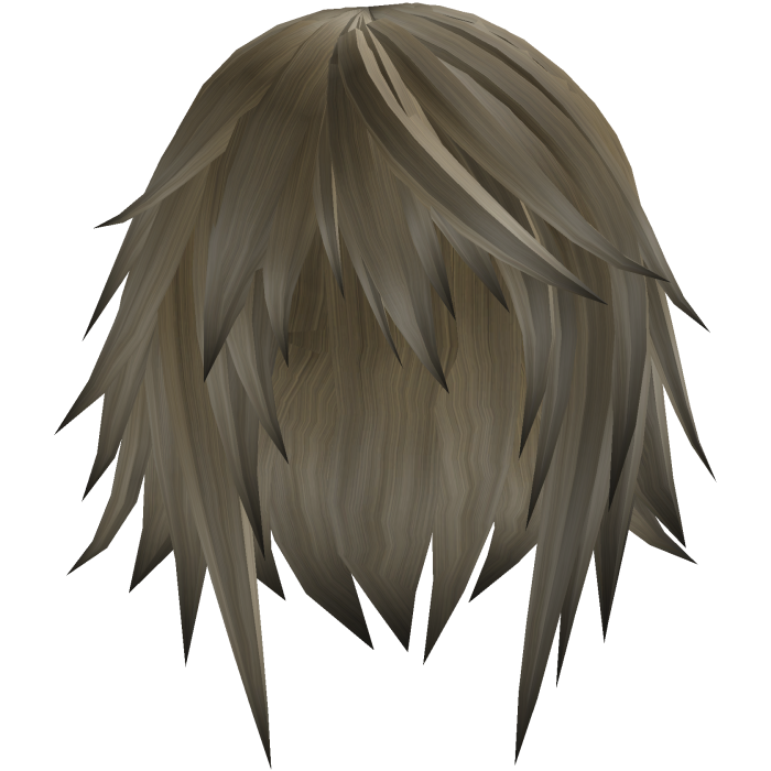 short straight emo hair (ash blonde)