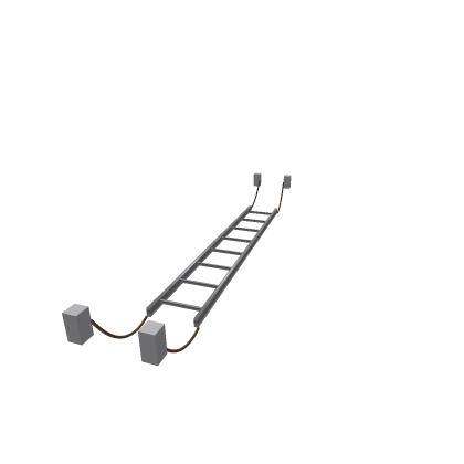 Ladder rope bridge