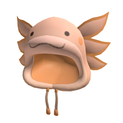 Plush Orange Axolotl Hoodie Roblox