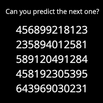 Predict the next randomly generated number