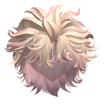 Stylish Slicked Back Mullet (Blonde&Pink) Roblox item