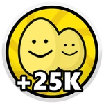 +25,000 Starter Size