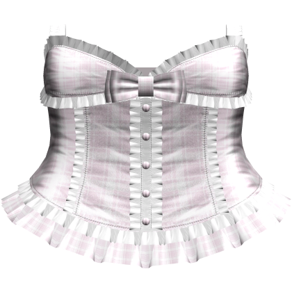 cute gothic plaid babydoll dress in pink