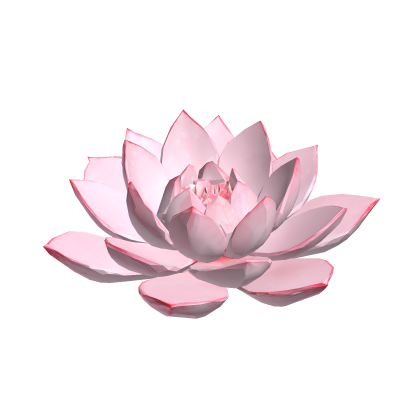 蓮の花 baby pink lotus flower hairpiece Roblox item