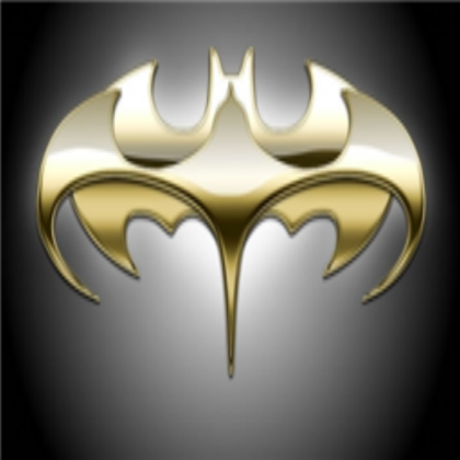 Gold Batman Logo Roblox decal