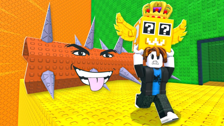 ラッキーブロックにジャンプ