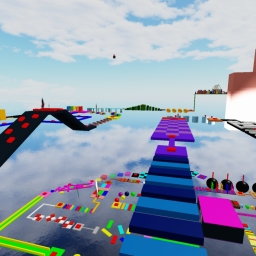 Super Hard rainbow obby