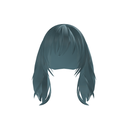 Messy Twintails Hair sky blue Roblox item