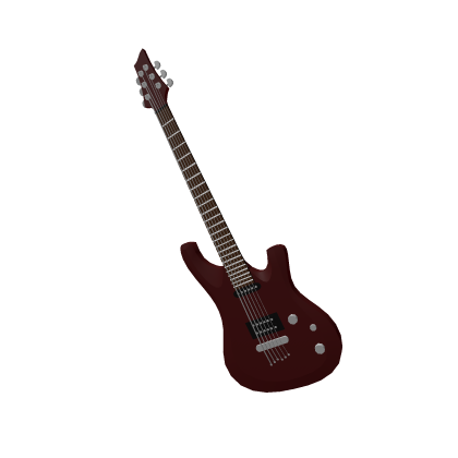 Red Grunge Guitar 006