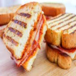Pepperoni and Cheese Filled Sandwiches
