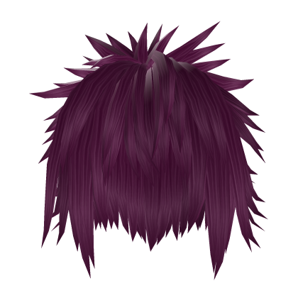 Shaggy Spiky Emo Dark Pink Hair Roblox item