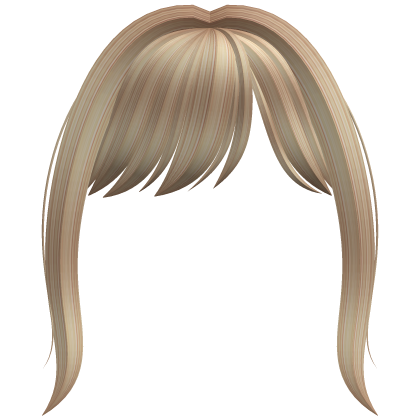 Wispy Fairy Anime Bangs in blonde Roblox item