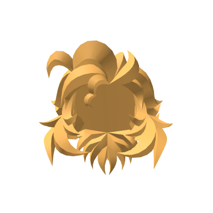 Blonde Blocky Swept Mullet