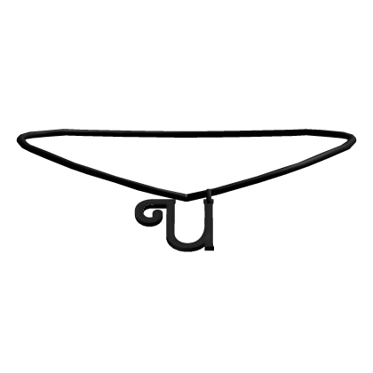 ꒰3.0꒱ BB initial necklace: U