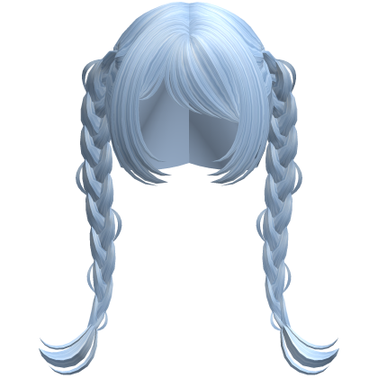 Popular Braided Egirl Autumn Hair in Baby Blue