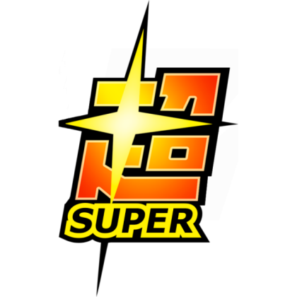 The "Super" from Dragon Ball Super Roblox decal