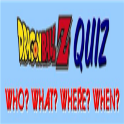 Dragon ball quiz ppl Roblox decal