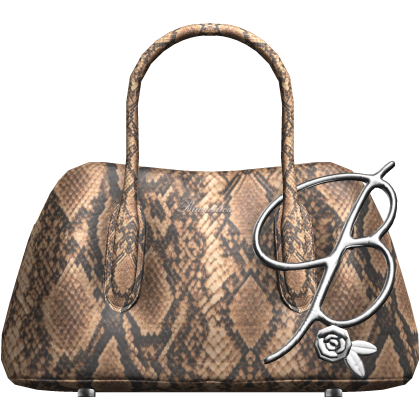[PBR] McBling Designer Burkin Bag (Snake Print)