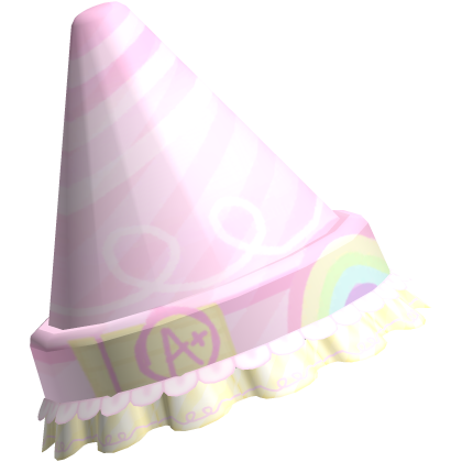 Cute Kawaii Rainbow Pink Crayon Hat