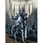 Dark samurai warriors