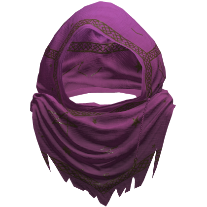 Pink Sorcerer Distressed Rune Hood