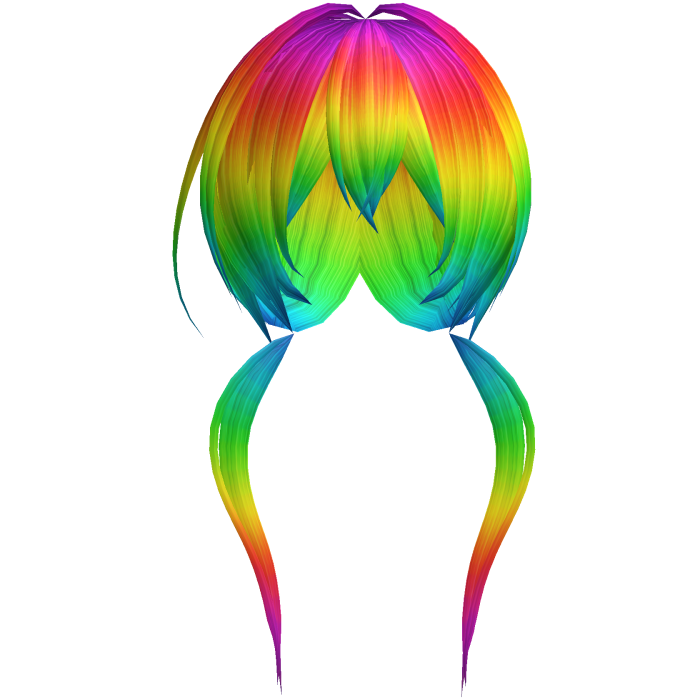 Rainbow Niche Horror Protagonist Pigtails 9.  