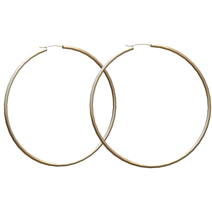 ✰ Y2K Model Thin Earring Hoops | Gold