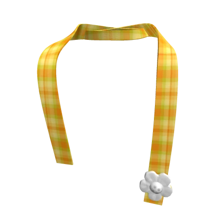 cute Orange citrus igari polka dot skinny scarf | Roblox Item