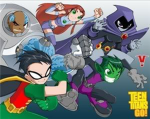 the robloxain TEEN TITANS