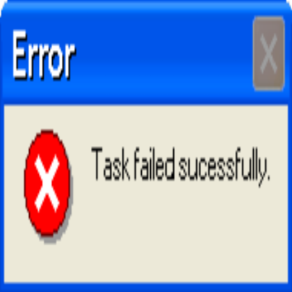 Windows XP Error Meme Roblox decal