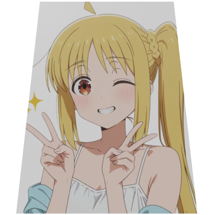 Nijika Cute Anime Girl Cape Roblox item