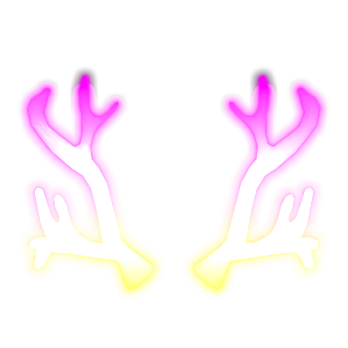 [EMISSIVE] Neon Synthwave Antlers
