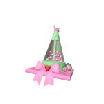 Strawberry Matcha Boba Traffic Cone