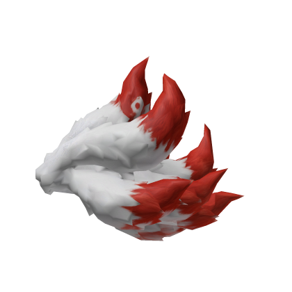 Red Fluffy Kitsune Tails
