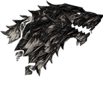 black and white wolfs