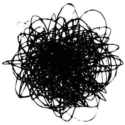 Black Scribble Mask Messy Head Full Face Roblox item