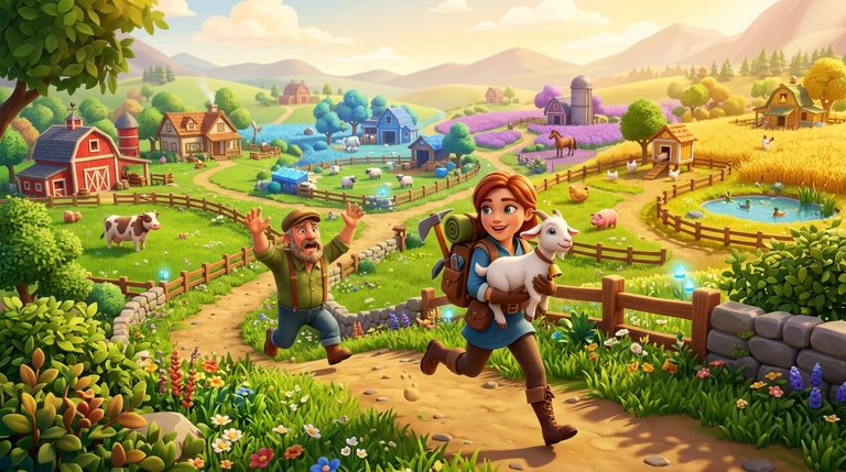 Stealing an animal from a farmer