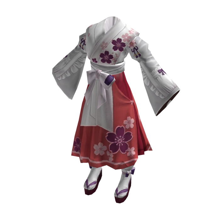 Traditional Attire Shrine Maiden Outfit-White 