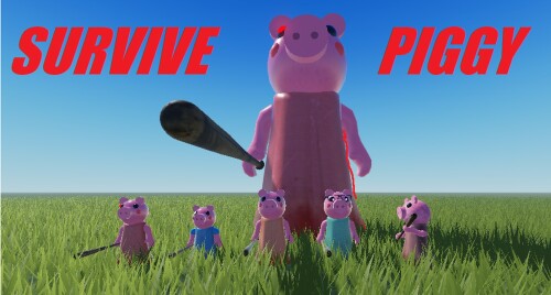 FREE UGC Survive Rainbow Friends And Piggy!