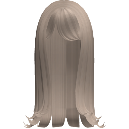 Long Straight Hair In Light Brown