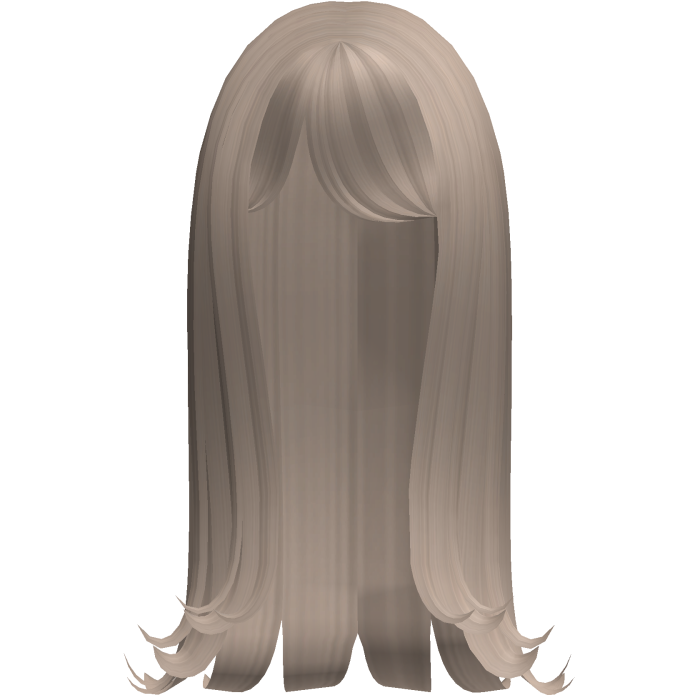 Long Straight Hair In Light Brown
