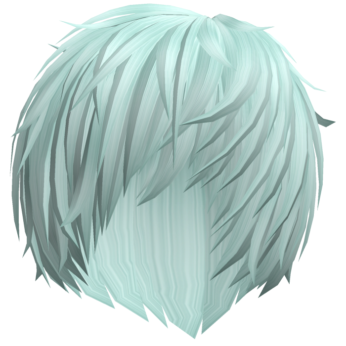messy cyan cute vampire emo anime boy hair