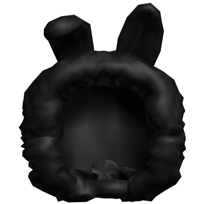 BIG Niche Bunny Hoodie Subartic Fur ( Black )