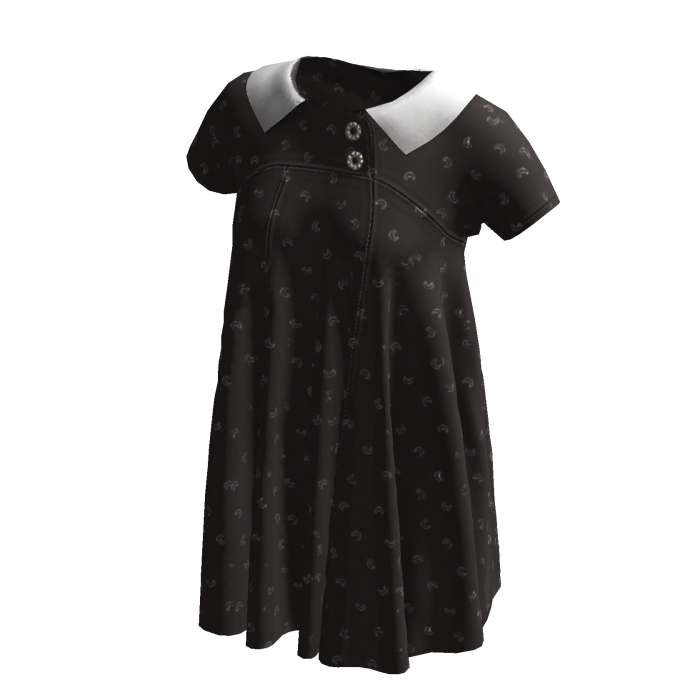 ♡ Cute Kawaii Black Babydoll Dress