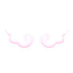 Pastel Pink Cloud Wings
